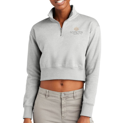 Front & Back - Women's V.I.T. Fleece 1/2 Zip Thumbnail