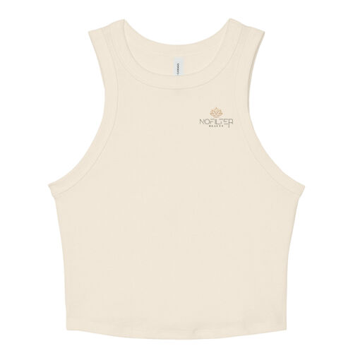 Front & Back - Women's Micro Rib Racer Tank Thumbnail