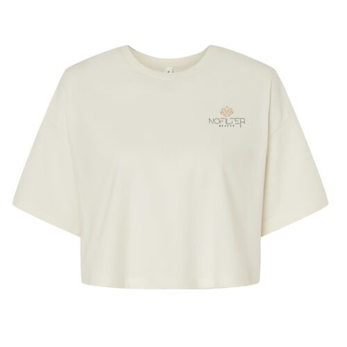 Front & Back - Women's Jersey Crop Tee Thumbnail